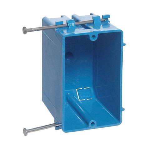 home depot electrical receptical box metal single gang|2 gang outlet box dimensions.